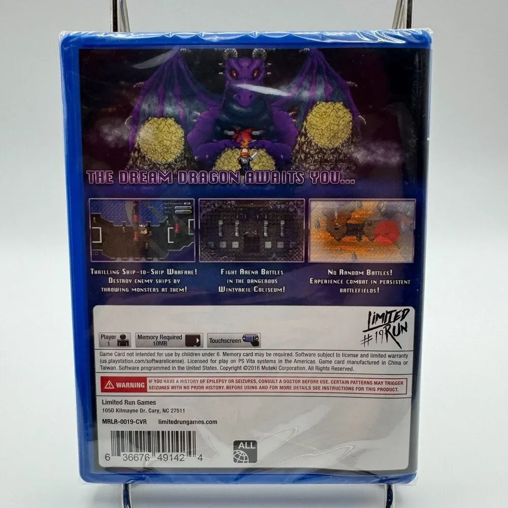Dragon Fantasy The Black Tome of Ice PS Vita Limited Run Games LRG 19 New Sealed